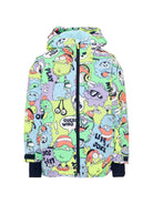 Giubbino per bambino Billieblush Kids multicolore con stampa grafica all-over U22453 Z41 BILLIEBLUSH KIDS 