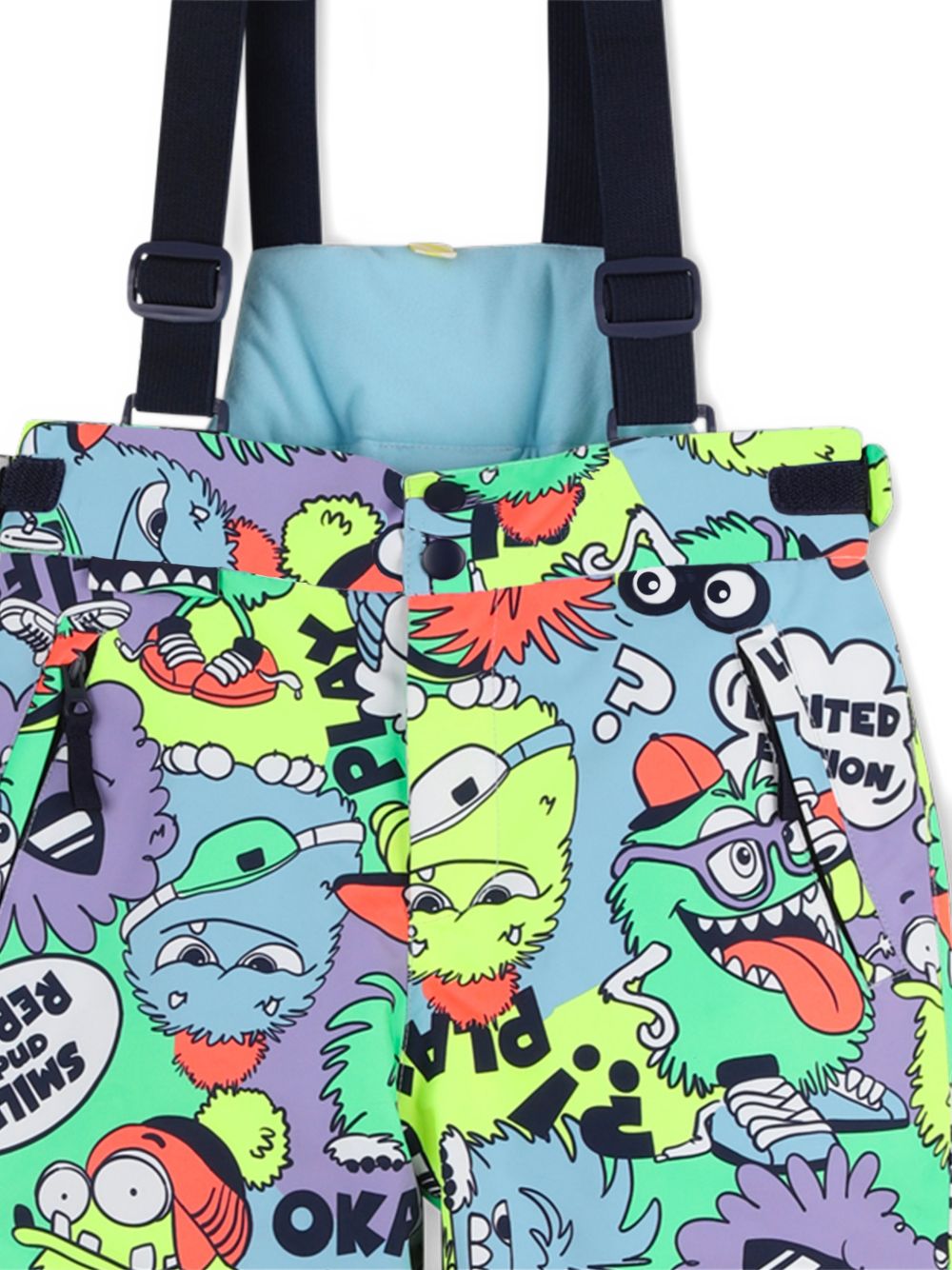 Tuta da neve per bambino Billieblush Kids multicolore con stampa grafica monster all-over U22454 Z41 BILLIEBLUSH KIDS 
