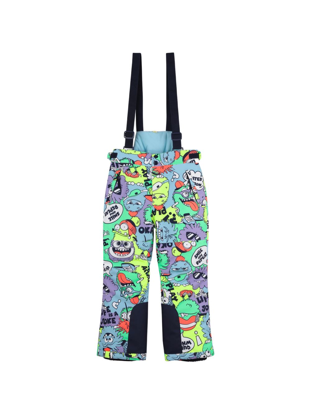 Tuta da neve per bambino Billieblush Kids multicolore con stampa grafica monster all-over U22454 Z41 BILLIEBLUSH KIDS 
