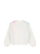 Maglione per bambina Billieblush Kids bianco con motivo a cuore sul davanti U22470 Z41 BILLIEBLUSH KIDS 