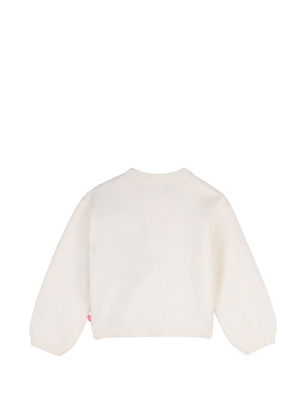 Maglione per bambina Billieblush Kids bianco con stampa grafica sul davanti U22471 121 BILLIEBLUSH KIDS 