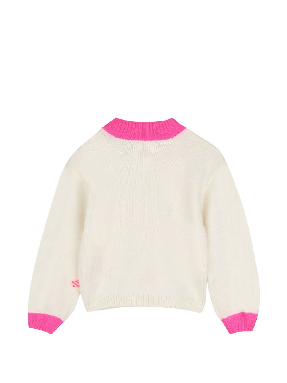 Maglione per bambina Billieblush Kids bianco con ricamo a cuore U22472 121 BILLIEBLUSH KIDS 