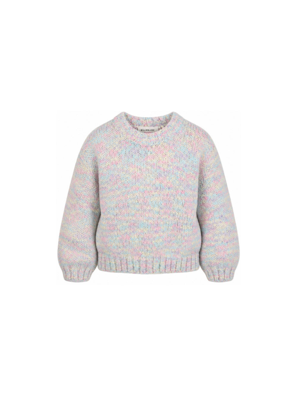 Maglione per bambina Billieblush Kids grigio con logo laterale U22475 Z41 BILLIEBLUSH KIDS 