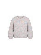 Maglione per bambina Billieblush Kids grigio con logo laterale U22475 Z41 BILLIEBLUSH KIDS 