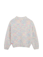 Maglione per bambina Billieblush Kids grigio con logo laterale U22475 Z41 BILLIEBLUSH KIDS 
