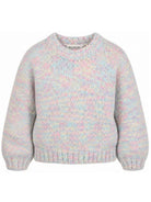 Maglione per bambina Billieblush Kids grigio con logo laterale U22475 Z41 BILLIEBLUSH KIDS 