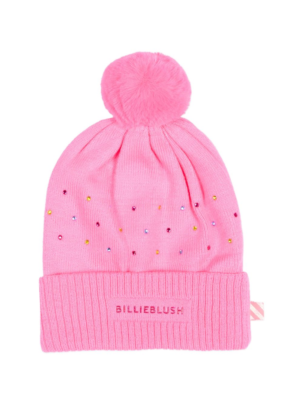 Berretto per bambina Billieblush Kids rosa con pompon U22499 47A BILLIEBLUSH KIDS 
