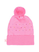 Berretto per bambina Billieblush Kids rosa con pompon U22499 47A BILLIEBLUSH KIDS 