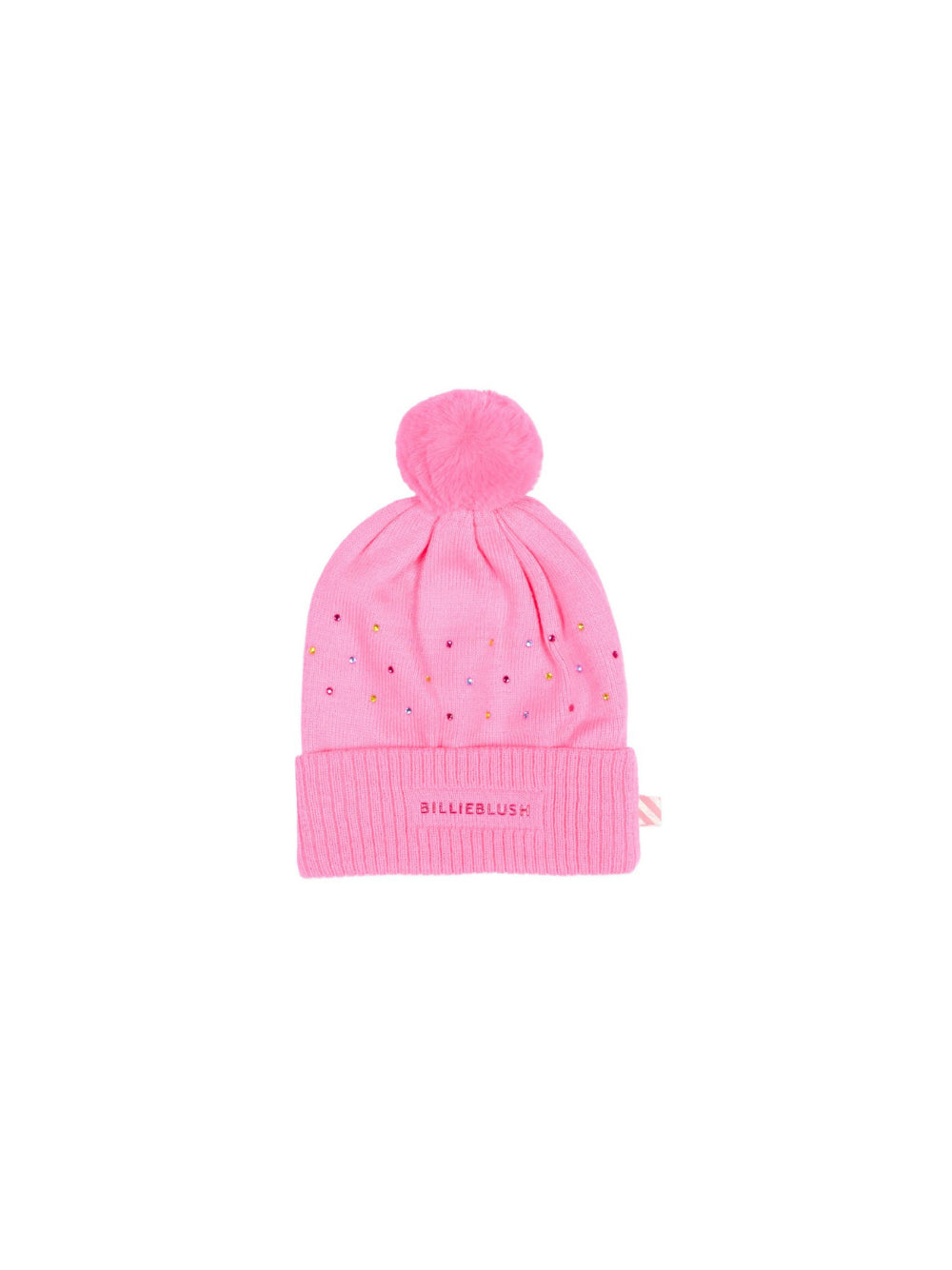 Berretto per bambina Billieblush Kids rosa con pompon U22499 47A BILLIEBLUSH KIDS 