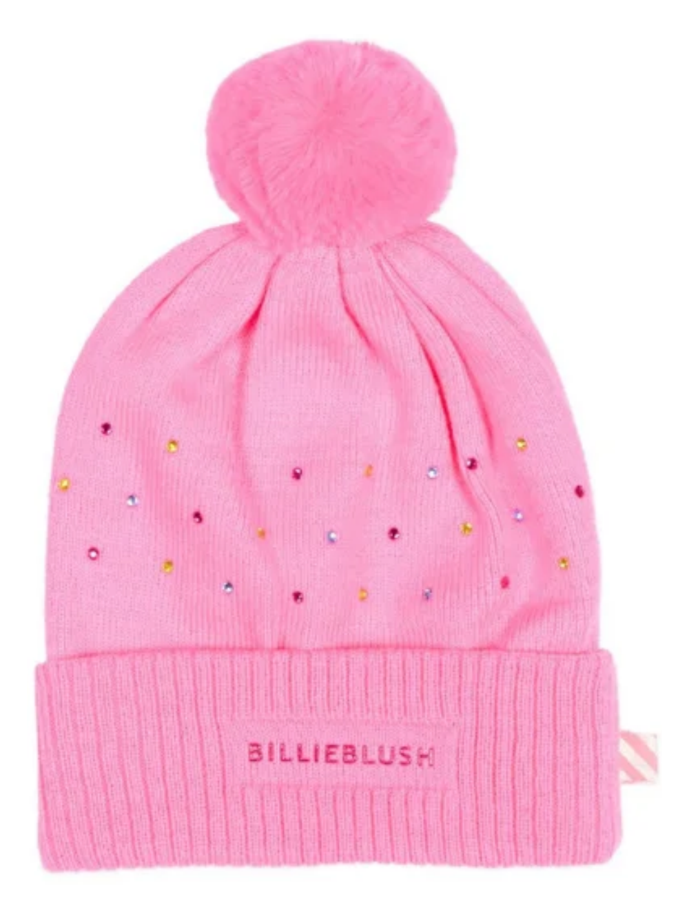 Berretto per bambina Billieblush Kids rosa con pompon U22499 47A BILLIEBLUSH KIDS 