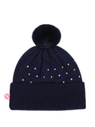Cappello per bambina Billieblush Kids blu con pompon U22499 85T BILLIEBLUSH KIDS 