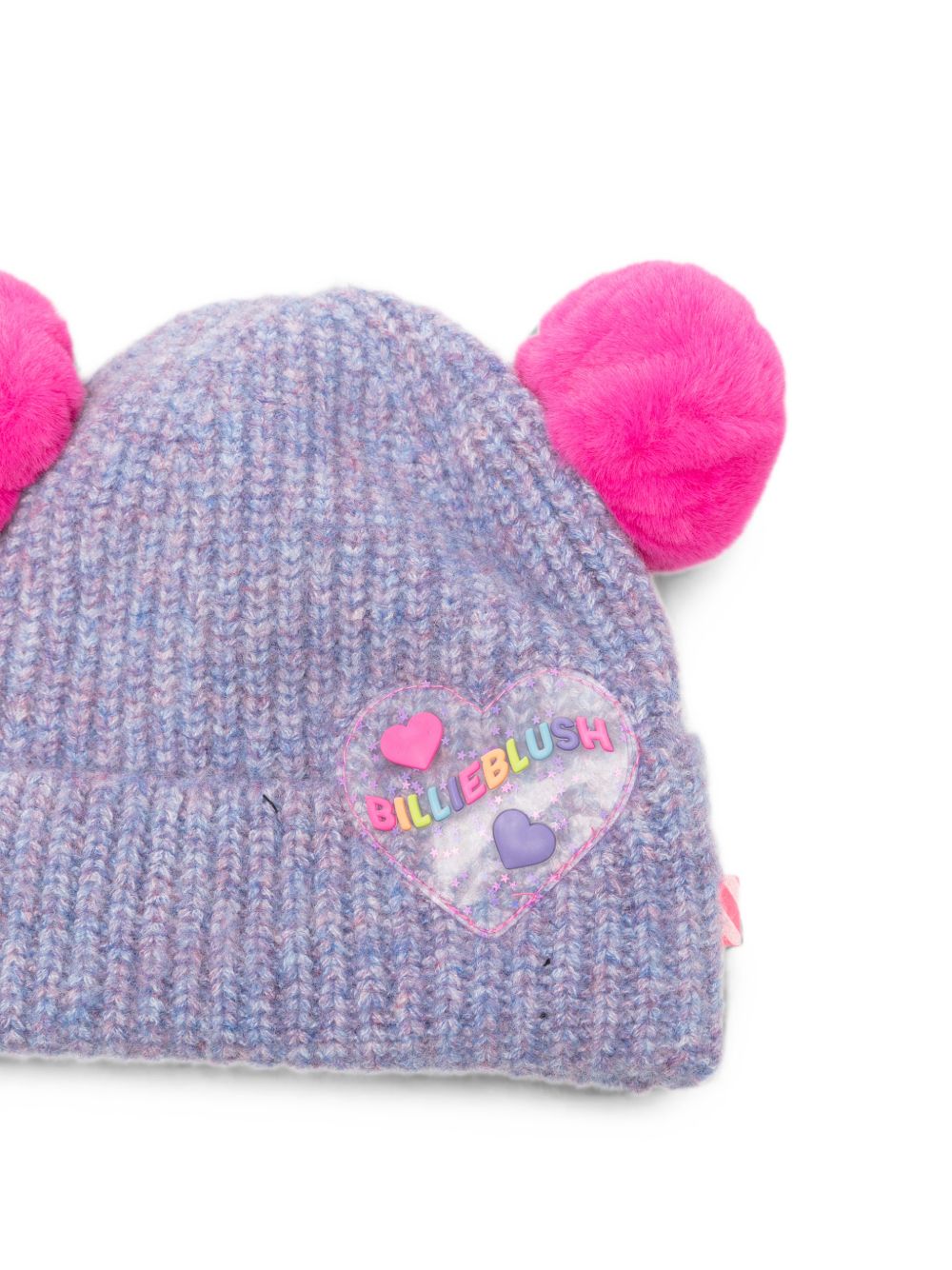 Cappello per bambina Billieblush Kids viola con applicazione pompom U22503 90E BILLIEBLUSH KIDS 