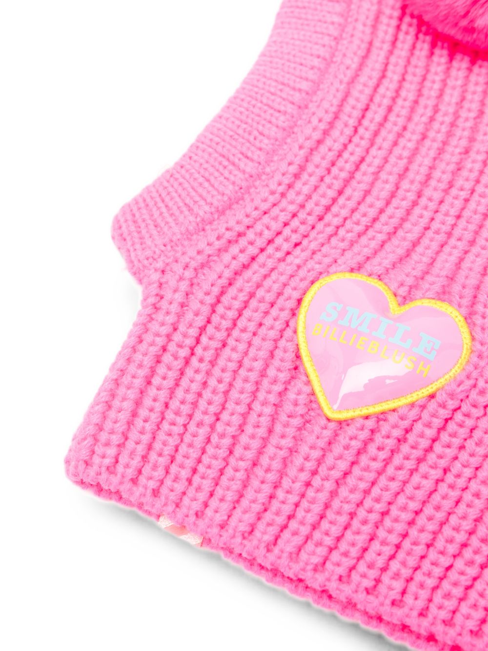 Cappello per bambina Billieblush Kids rosa con applicazione pompom U22507 47A BILLIEBLUSH KIDS 
