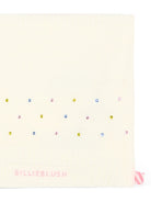 Scaldacollo per bambina Billieblush bianco con logo impreziosito da cristalli U22518 121 BILLIEBLUSH KIDS 