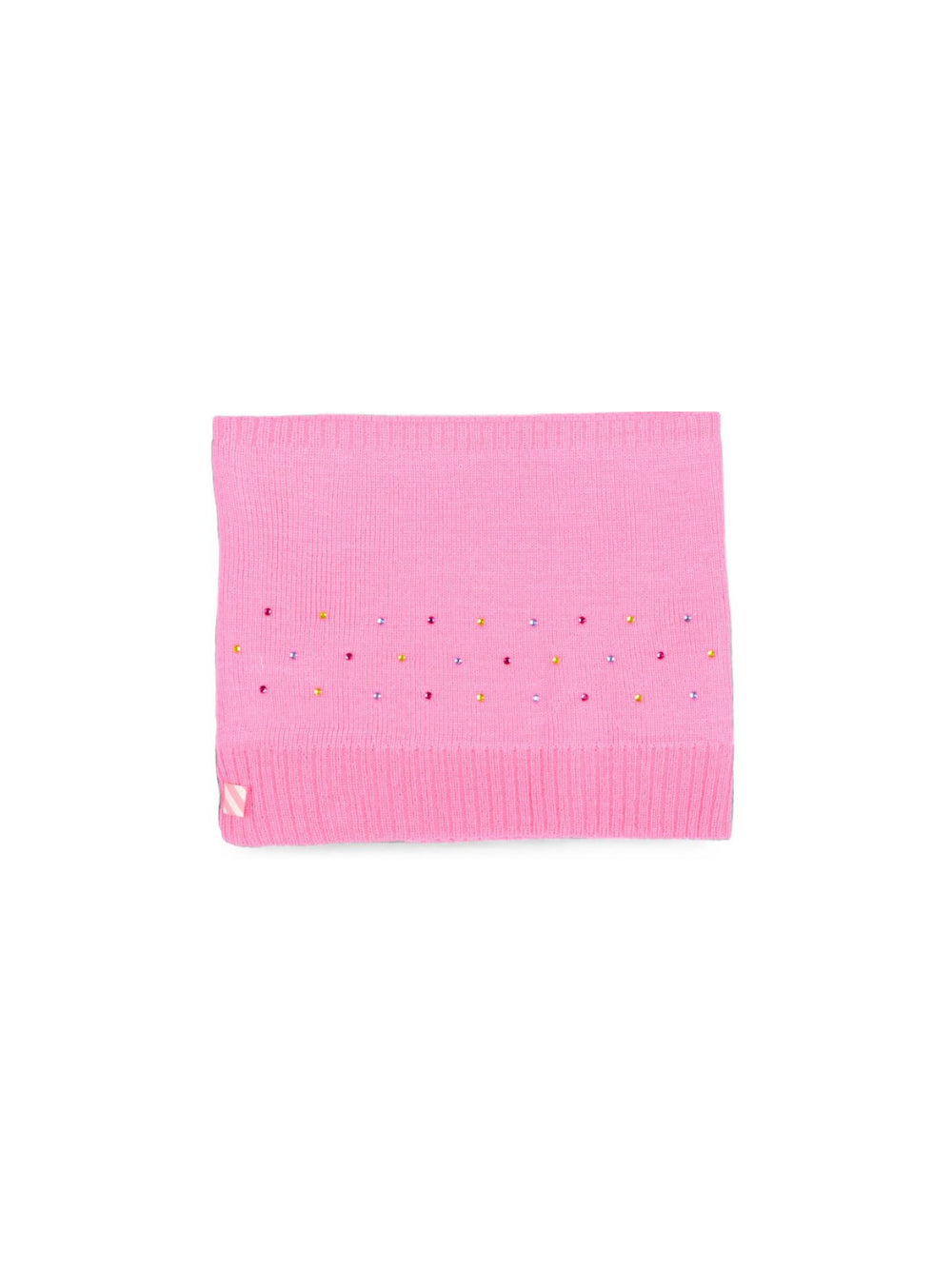 Scaldacollo per bambina Billieblush Kids rosa con decorazione in cristalli U22518 47A BILLIEBLUSH KIDS 