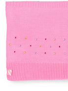 Scaldacollo per bambina Billieblush Kids rosa con decorazione in cristalli U22518 47A BILLIEBLUSH KIDS 