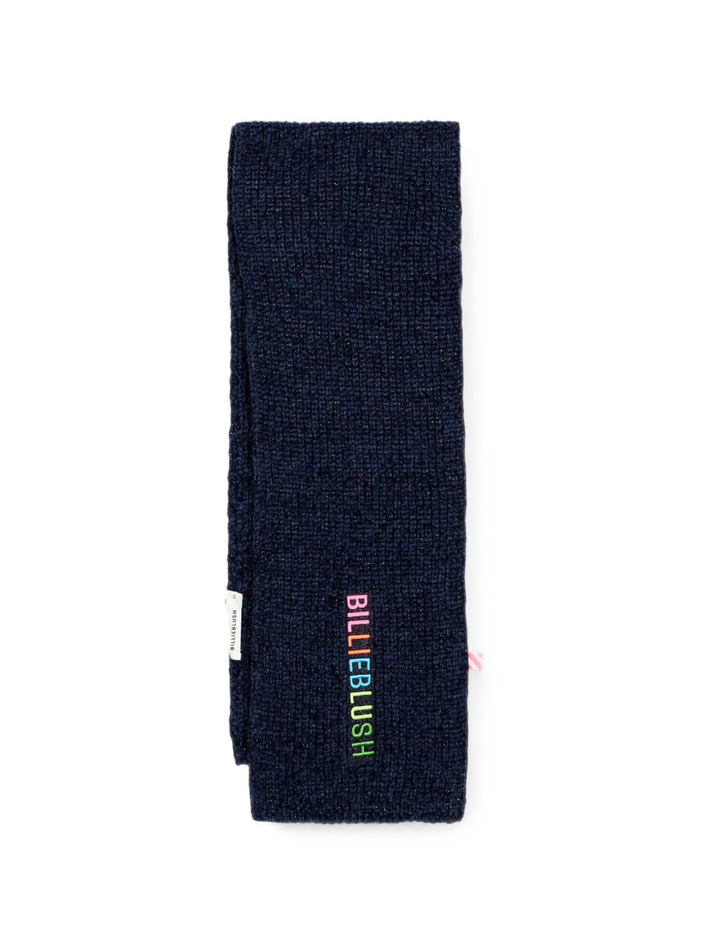Sciarpa per bambina Billieblush Kids blu con logo ricamato U22519 85T BILLIEBLUSH KIDS 
