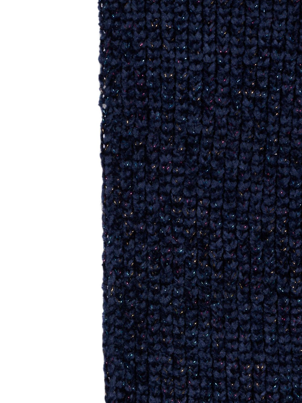 Sciarpa per bambina Billieblush Kids blu con logo ricamato U22519 85T BILLIEBLUSH KIDS 