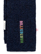 Sciarpa per bambina Billieblush Kids blu con logo ricamato U22519 85T BILLIEBLUSH KIDS 