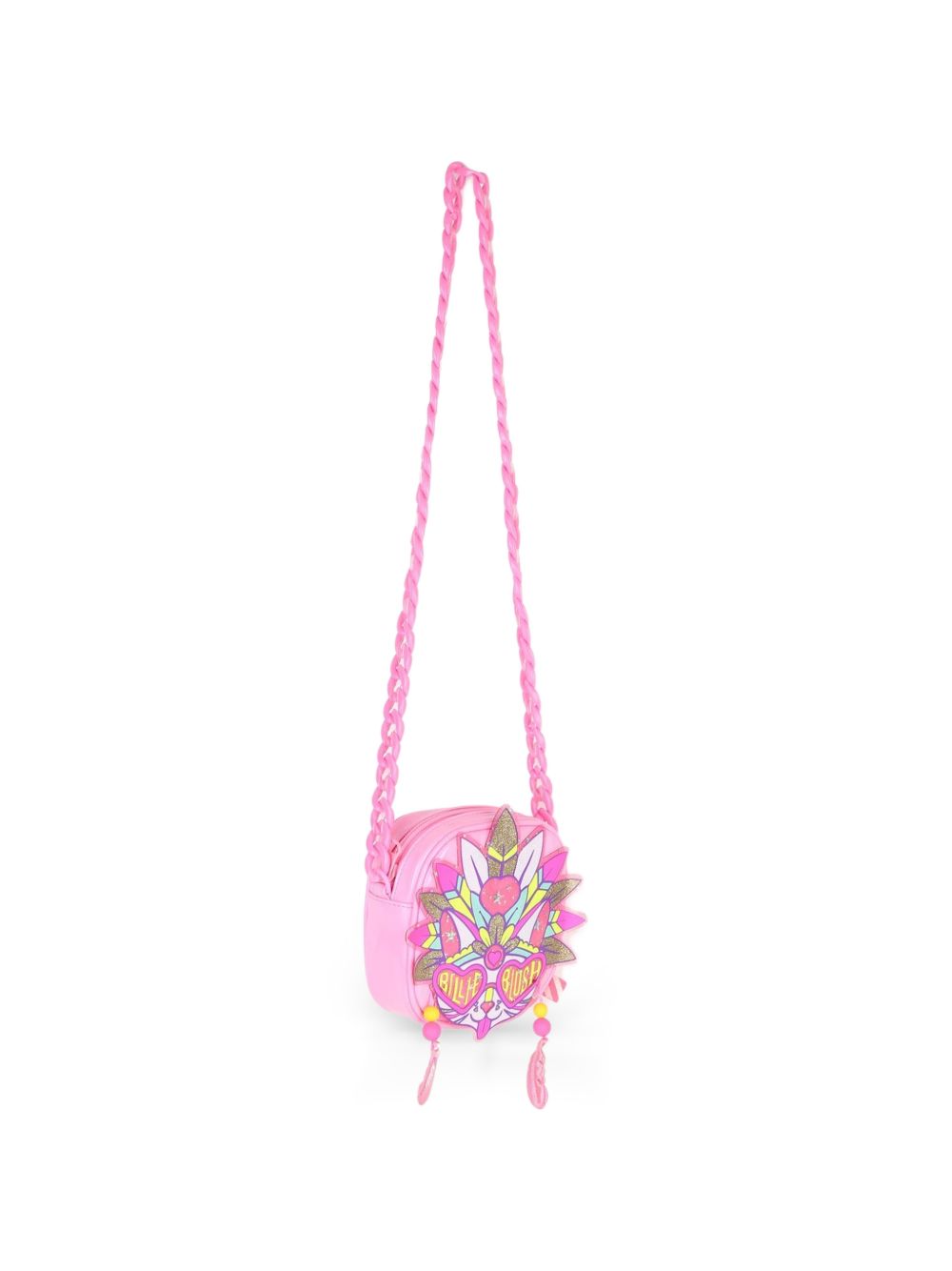 Borsa a spalla per bambina Billieblush Kids rosa con dettagli glitter U22520 462 BILLIEBLUSH KIDS 