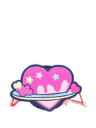 Borsa a spalla per bambina Billieblush Kids fucsia a forma di cuore U22521 85T BILLIEBLUSH KIDS 