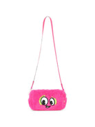 Borsa a spalla per bambina Billieblush Kids rosa in pelliccia sintetica U22530 47A BILLIEBLUSH KIDS 