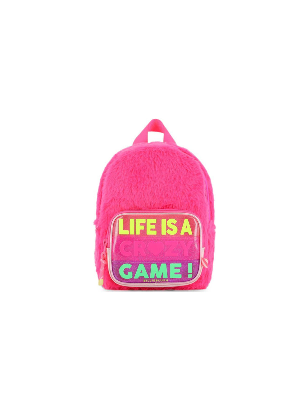 Zaino per bambina Billieblush Kids fucsia con rifinitura in pelliccia sintetica U22534 47A BILLIEBLUSH KIDS 