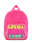 Zaino per bambina Billieblush Kids fucsia con rifinitura in pelliccia sintetica U22534 47A BILLIEBLUSH KIDS 