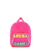 Zaino per bambina Billieblush Kids fucsia con rifinitura in pelliccia sintetica U22534 47A BILLIEBLUSH KIDS 