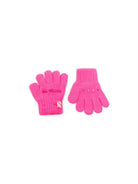 Guanti per neonata Billieblush Kids rosa con logo ricamato sul davanti U22541 47A BILLIEBLUSH KIDS 
