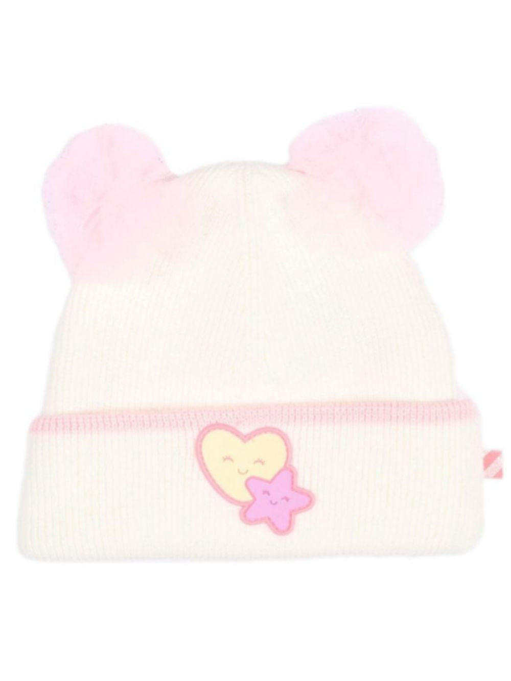 Berretto per neonata Billieblush Kids bianco con pompon U22547 121 BILLIEBLUSH KIDS 