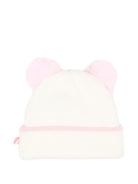 Berretto per neonata Billieblush Kids bianco con pompon U22547 121 BILLIEBLUSH KIDS 