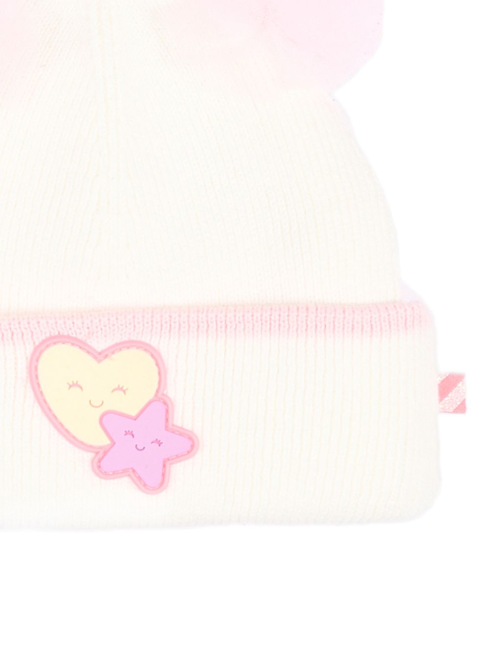 Berretto per neonata Billieblush Kids bianco con pompon U22547 121 BILLIEBLUSH KIDS 