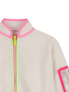 Felpa per bambina Billieblush Kids bianca con tasca patch impreziosita da paillettes U22565 243 BILLIEBLUSH KIDS 