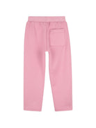 Pantaloni per bambina Billieblush Kids rosa con motivo a cuore con paillettes U22566 48X BILLIEBLUSH KIDS 