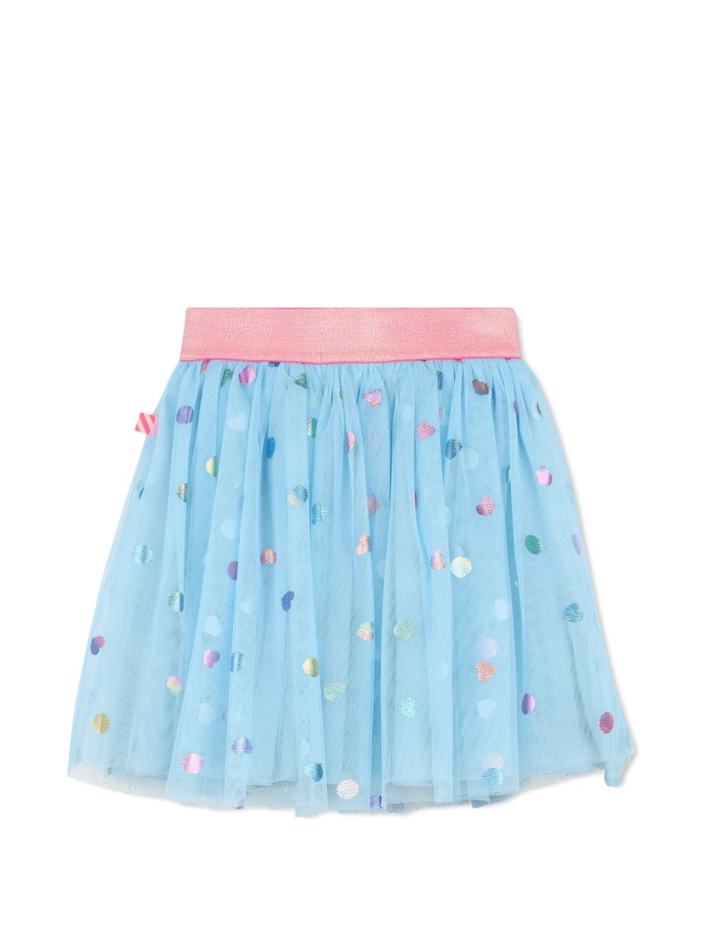 Gonna per bambina Billieblush Kids azzurra con stampa con cuori U22569 78R BILLIEBLUSH KIDS 