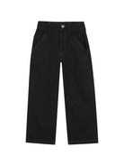 Pantaloni per bambino Billieblush Kids neri con applicazione posteriore con ricamo U22580 062 BILLIEBLUSH KIDS 