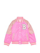 Giubbino per bambina Billieblush rosa con design a pannelli U22588 47A BILLIEBLUSH KIDS 
