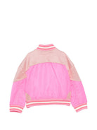 Giubbino per bambina Billieblush rosa con design a pannelli U22588 47A BILLIEBLUSH KIDS 