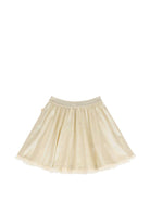 Gonna per bambina Billieblush Kids beige con effetto glitter U22599 Z99 BILLIEBLUSH KIDS 