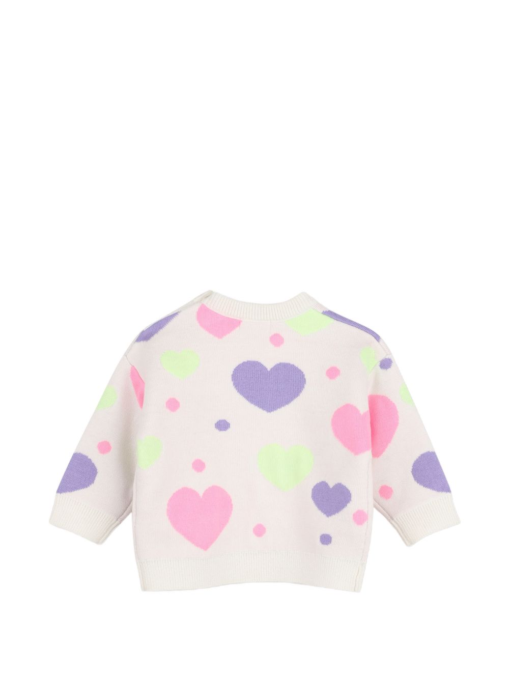 Completo per neonata Billieblush bianco con decorazione con cuori U22611 121 BILLIEBLUSH KIDS 