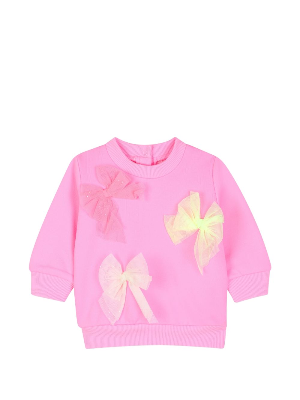 Set felpa e leggings per neonata Billieblush Kids rosa con fiocco U22613 462 BILLIEBLUSH KIDS 