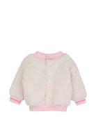 Set maglione e pantaloni per neonata Billieblush bianco con applicazione U22616 121 BILLIEBLUSH KIDS 