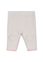 Set maglione e pantaloni per neonata Billieblush bianco con applicazione U22616 121 BILLIEBLUSH KIDS 