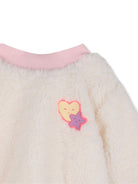Set maglione e pantaloni per neonata Billieblush bianco con applicazione U22616 121 BILLIEBLUSH KIDS 