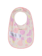 Set pigiama e bavaglino per neonata Billieblush rosa con stampa grafica U22620 475 BILLIEBLUSH KIDS 