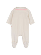 Tutina per neonata Billieblush Kids bianca con colletto alla Peter Pan U22624 121 BILLIEBLUSH KIDS 