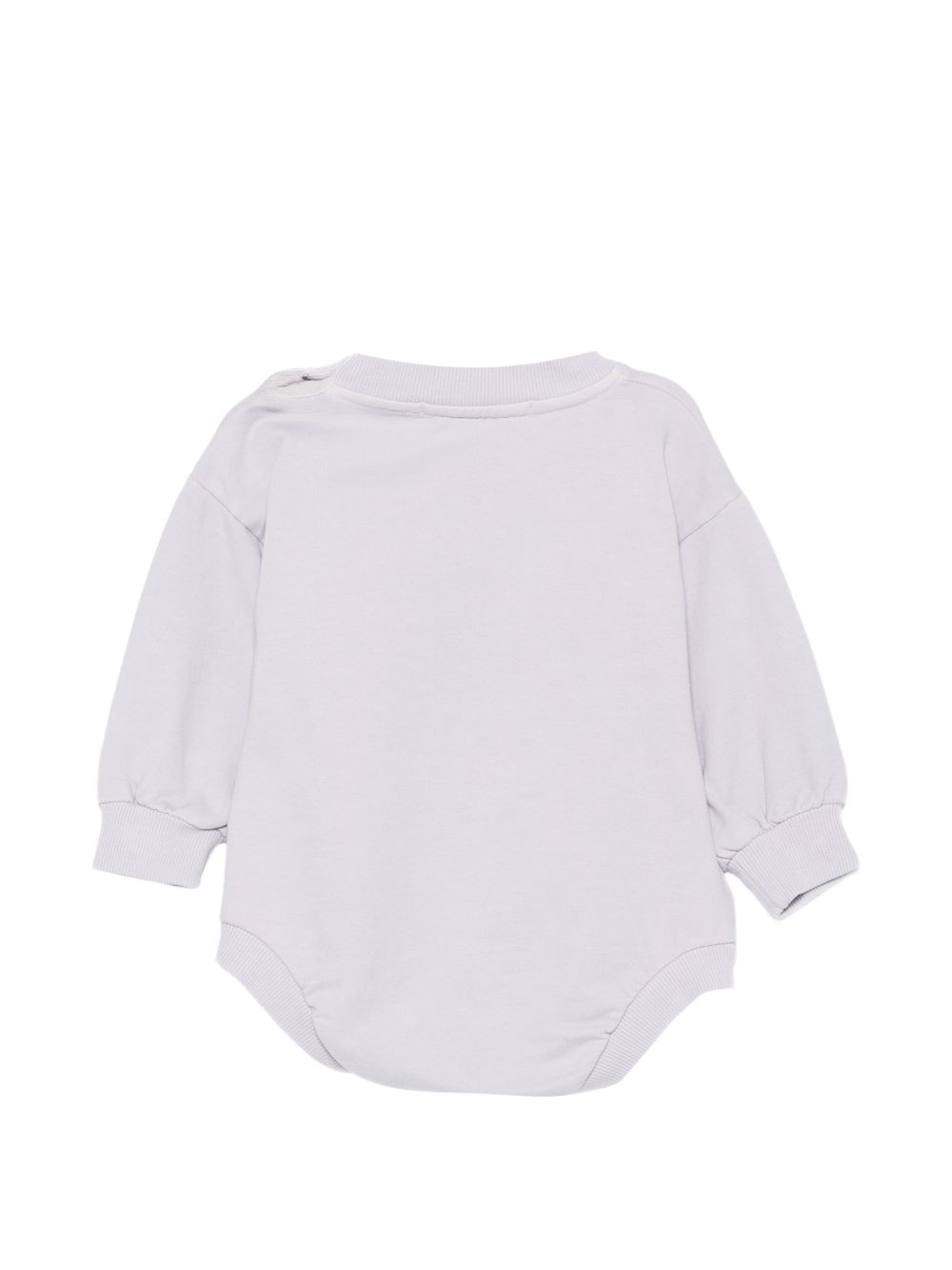 Felpa per neonata Bobo Choses Kids viola con stampa floreale sul davanti B226AB004 551 BOBO CHOSES KIDS 