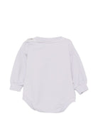 Felpa per neonata Bobo Choses Kids viola con stampa floreale sul davanti B226AB004 551 BOBO CHOSES KIDS 