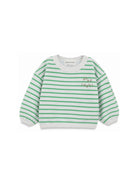 Felpa per neonato Bobo Choses Kids multicolore con logo ricamato B226AB011 051 BOBO CHOSES KIDS 